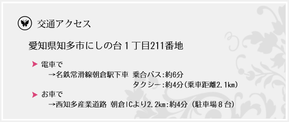 交通アクセス情報